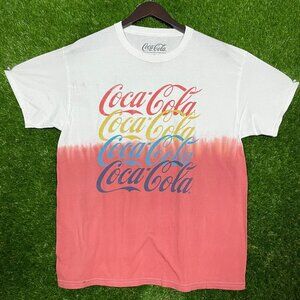 Coca-Cola Graphic Tie-dye T-shirt size Large